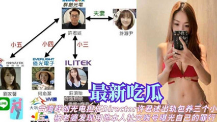 群创高管婚外情实录 正宫暴怒捉奸现场全曝光