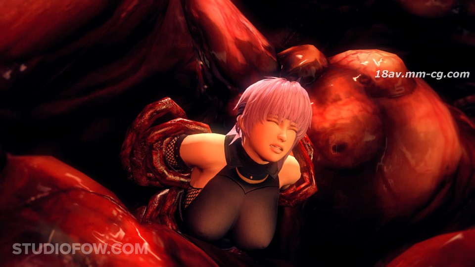 [3D][Studio Fow]暗蝶女忍3-触手牢笼囚禁调教 极致3D感官冲击